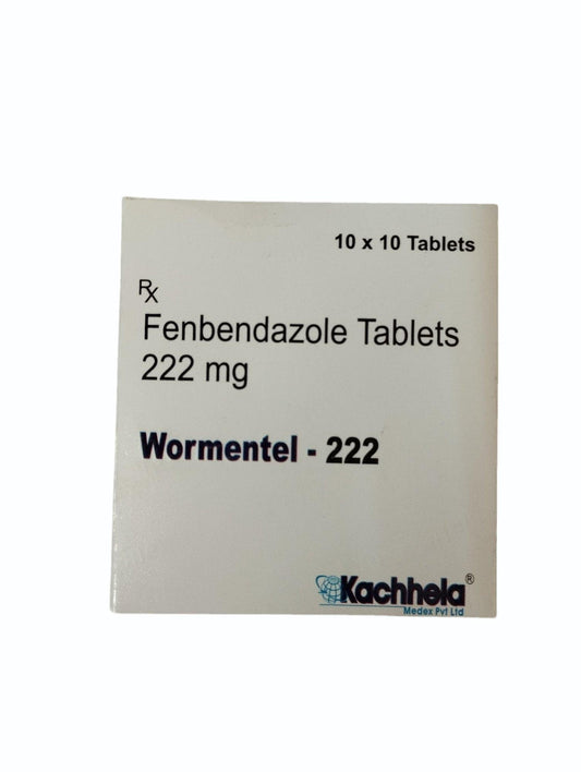 Ivermectin 12mg and Fenbendazole 222mg - 100x tablets of each